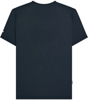 Lambretta Heren Badge Groot & Lang T-Shirt (Marine) Navy - 5XL