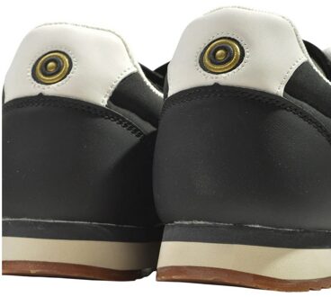 Lambretta Heren Diego Sneakers (Zwart/Wit)