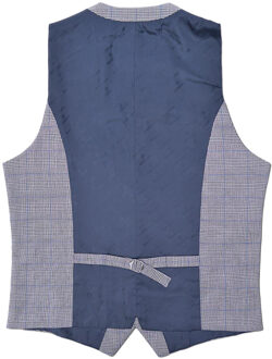 Lambretta Heren George Prince Of Wales Geruite Waistcoat (Grijs) - 42 inch