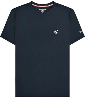 Lambretta Heren Logo Groot & Lang T-shirt (Marine) - maat Navy
