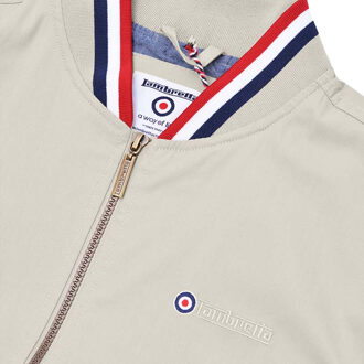 Lambretta Heren Monkey Drievoudig Getipte Jas (Steen)