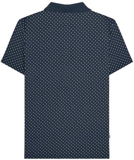 Lambretta Heren Polka Dot Big & Tall Polo Shirt (Marineblauw) - maat 2XL Navy