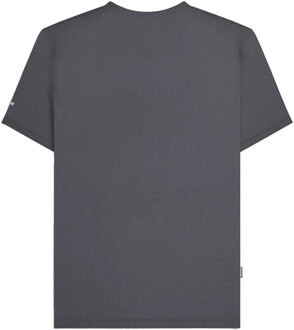 Lambretta Heren Racing Stripe T-shirt (Strijkijzer) Grijs - M