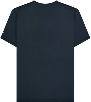 Lambretta Heren Scooter Brand Big & Tall T-Shirt (Marine) Navy - 5XL