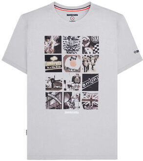 Lambretta Heren SS24 Foto Print T-Shirt (Grijs)