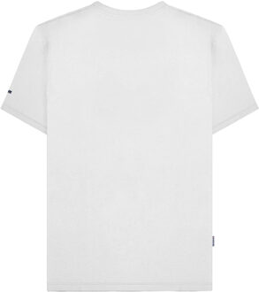 Lambretta Heren SS25 Badge T-Shirt (Wit)