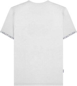 Lambretta Heren SS25 Paisley Target T-Shirt (Wit) - maat XL