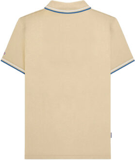 Lambretta Heren SS25 Twin Tip Poloshirt (Hout As) Grijs