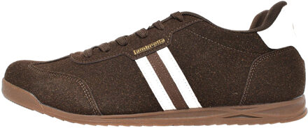 Lambretta Heren Tackle Trainers (Chocolade/Crème) Chocoladebruin - EU 43 / UK 9
