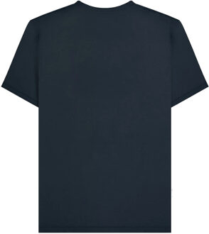 Lambretta Heren Target Kwadrant Groot & Lang T-Shirt (Marine) - maat 4XL Navy