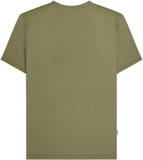 Lambretta Heren Target Quadrant T-Shirt (Khaki Groen) Kaki - 4XL