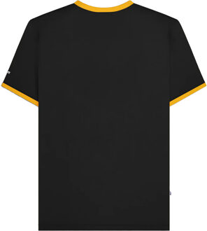 Lambretta Heren Target Ringer T-shirt (Zwart/Goud) - maat XL