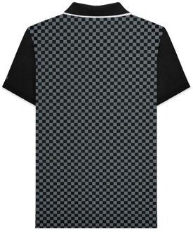 Lambretta Heren Tweekleurig Groot & Lang Poloshirt (Zwart) - maat