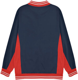 Lambretta Heren Vintage Track Jacket (Marine, Rood, Wit) Navy - 2XL