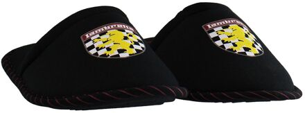 Lambretta Lion Heren Zwarte Pantoffels - EU 39/ UK 6