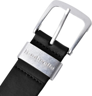 Lambretta Met leer gevoerde riem (Zwart) - 35 inch