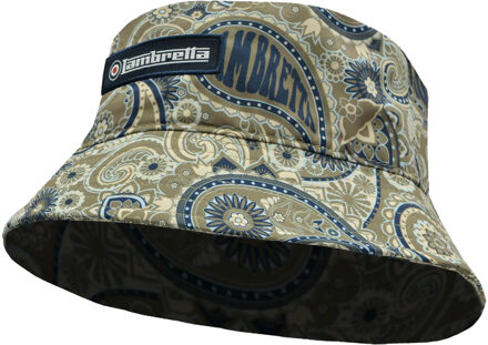 Lambretta Paisley emmerhoed (Kaki Groen/Navy) - One Size