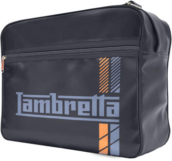 Lambretta Racing Stripe Toilettas (Zwart) - One Size