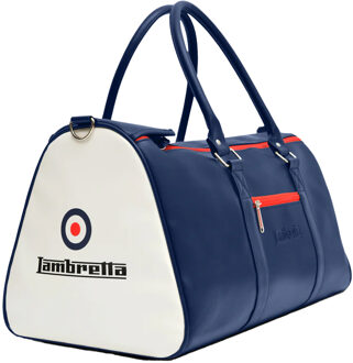 Lambretta Retro Sport Duffeltas (Marine / Wit) Navy - One Size