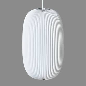 Lamella 2 - design-hanglamp, alu wit