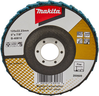 Lamellen conditioneringschijf 125mm fijn - B-40814 - B-40814