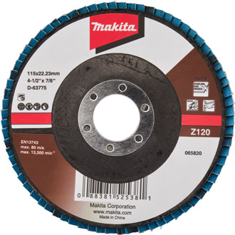 Lamellenschuurschijf 115mm Z120 - D-63775-10 D-63775-10