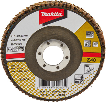Lamellenschuurschijf 115mm Z40 - B-22626 B-22626