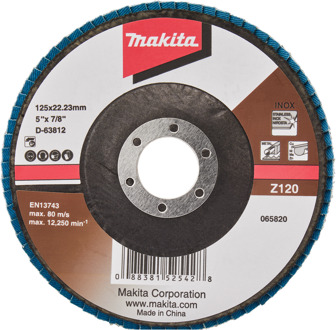 Lamellenschuurschijf 125mm Z120 - D-63812-10 D-63812-10