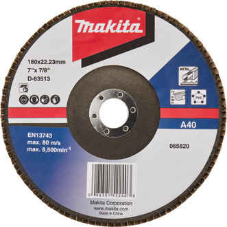 Lamellenschuurschijf 180mm A40 - D-63513-10 D-63513-10