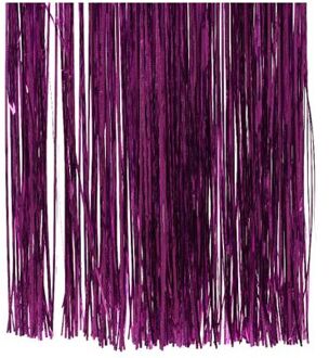 Lametta pvc l0.1b50h40 cm violet kerst Paars