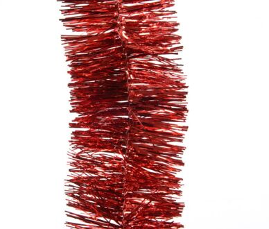Lametta Slinger guirlande glans 75mmx2.7m kerstrood