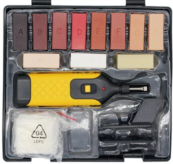 Laminaatvloer Reparatie Kit Laminaat Repareren Kit Wax Systeem Houten Vloer Werkblad Stevige Behuizing Chips Krassen Herstellen Tool Set