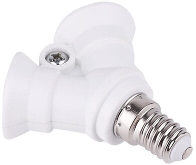 Lamp Adapter Led E14 Om 2 E14 Splitter Adapter Converter Verlichting Accessoires Home & Living AC220-230V Witte Lamp Houder
