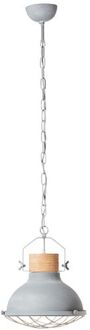 lamp Emma hanglamp 33cm grijs beton | 1x A60, E27, 40W, geschikt voor normale lampen (niet inbegrepen) | Schaal A ++ tot E | Ketting kan worden ingekort