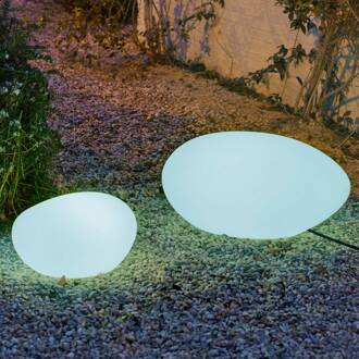 lamp op zonne-energie Petra met oplaadkabel, 60 cm wit