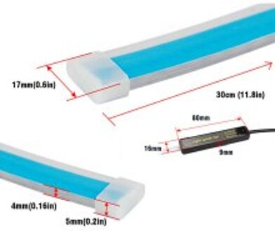 Lamp Signal Light Strip Lamp 2 Stuks 60Cm Sequentiële Flexibele Led Waterdicht