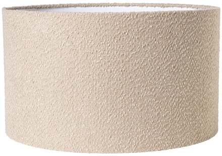 Lampenkap bouclé - beige - ø45x26 cm