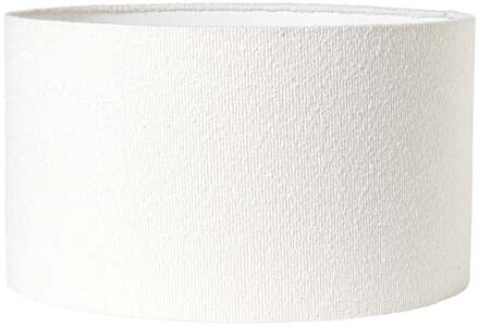 Lampenkap bouclé - wit - ø45x26 cm