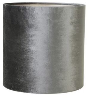 Lampenkap cilinder ZINC - 25-25-25cm - graphite Grijs