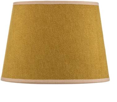 Lampenkap Classic S, geweven, mosterdgeel