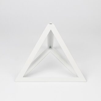 Lampenkap Hanglamp lampenkap Lamp Guard Klem Smeedijzeren Driehoek Vorm Woonkamer Loft Stijl Wandlamp covers wit