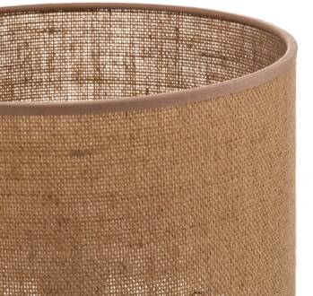 Lampenkap Roller, lichtbruin, Ø 25 cm, hoogte 18 cm
