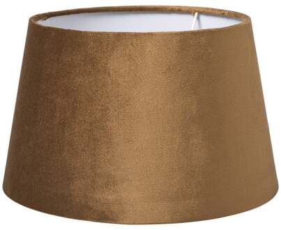 Lampenkap taps klein - bruin - ø23x14 cm