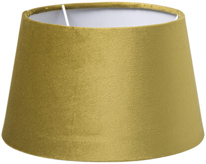Lampenkap taps klein - geel - ø23x14 cm