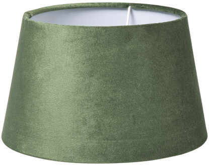 Lampenkap taps klein - groen - ø23x14 cm