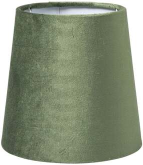 Lampenkap taps mini - groen - ø17x13 cm