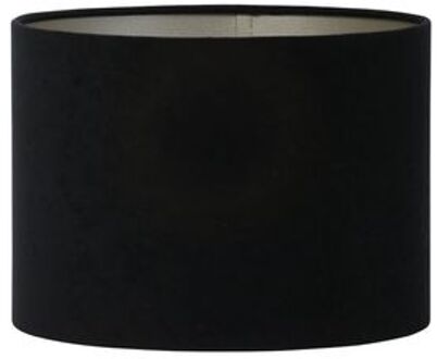 Lampenkap VELOURS - Ø25x18cm - Zwart