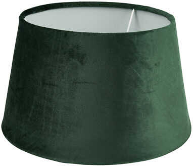Lampenkap velvet - groen - ø33 cm