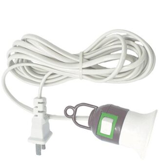 Lamphouder Met Draad E27 Lamp Bases 3M Netsnoer Vlamvertragende Lijn Onafhankelijke Drukknop E27 Lamp bases Houder