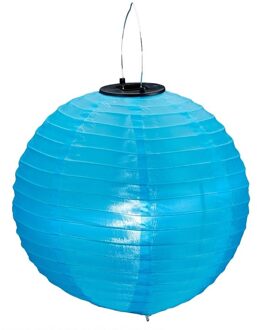 Lampionnen op zonne energie blauw 30 cm - Lampionnen